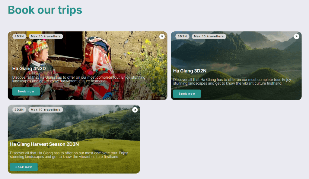 how to book the ha giang loop